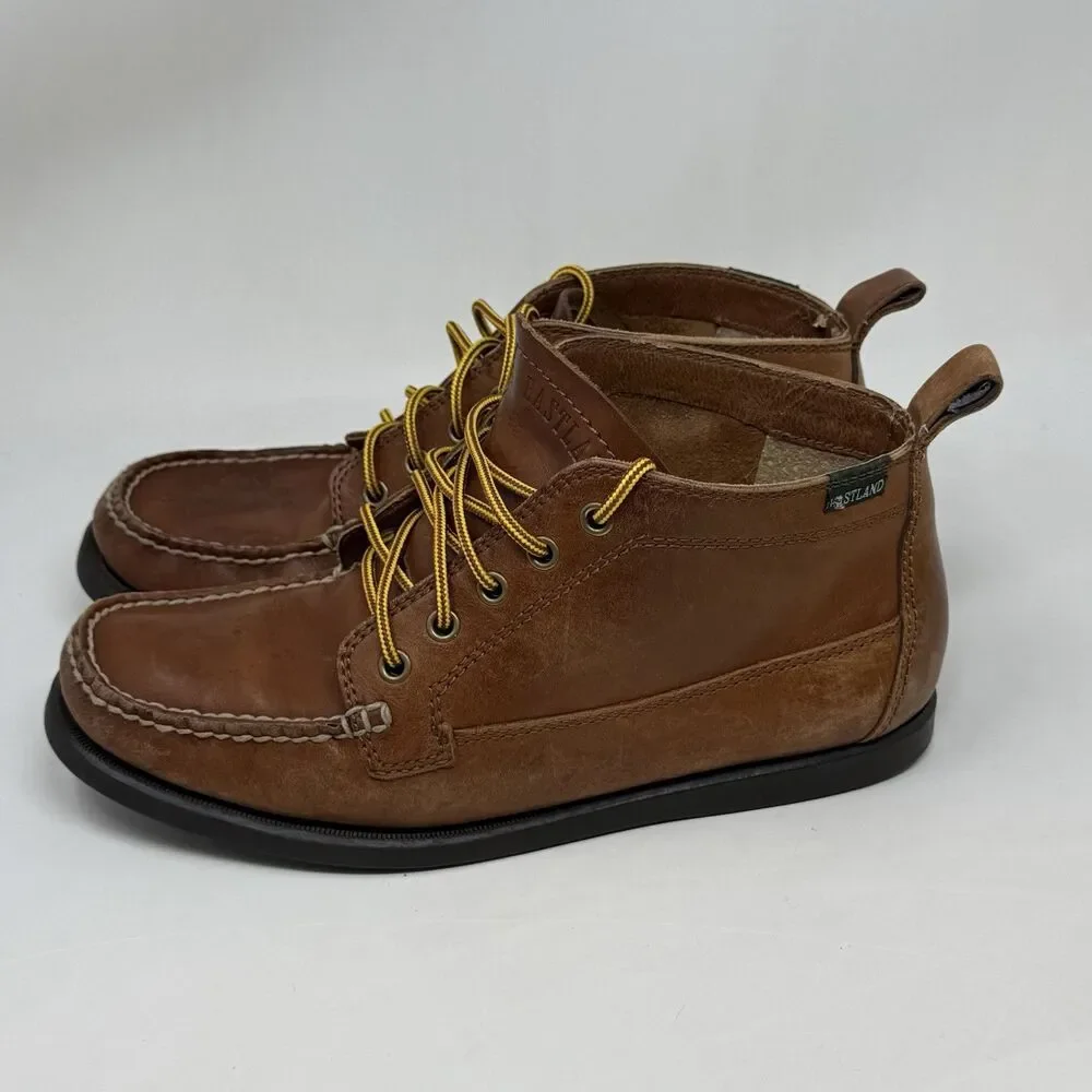 Eastland Seneca Chukka Boots Mens 9 D Brown Leather Casual Preppy Ankle